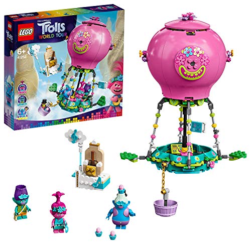 LEGO Trolls - Aventura en Globo de Poppy, Juguete de Construcción de globo Aerostático, Set Recomendado a Partir de 6 Años (41252)