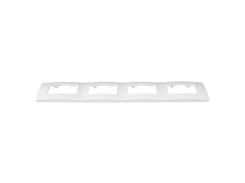 Legrand 397871 Marco Simple para 4 Interruptores, Blanco