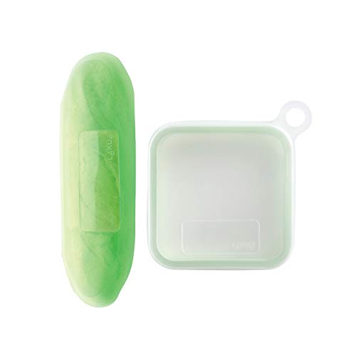 Lékué Kit Fundas Silicona, Verde, Standard