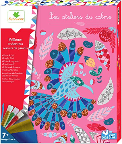 Les ateliers du calme Los Talleres De Tranquilidad – creh502 – Tiempo Libre creativos – Tablas Lentejuelas y vergoldung – Lovely Box