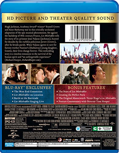 Les Miserables (2012) [Edizione: Stati Uniti] [Italia] [Blu-ray]