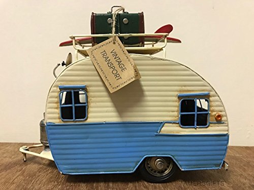 Lesser & Pavey Vintage Efecto Lata Metal Clásico Caravana Camper Remolque Modelo – Vintage Transporte Collection