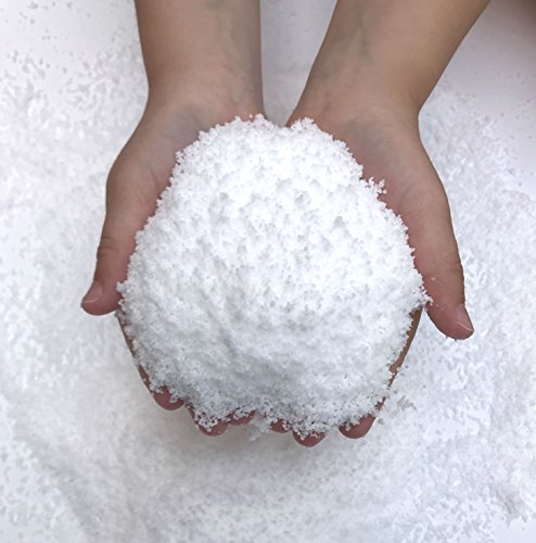 Let it Snow Kit Slime para Nieve Artificial – Nieve Falsa Premium para Bolas de Slime y Decoración Navideña – Fabricado en EEUU