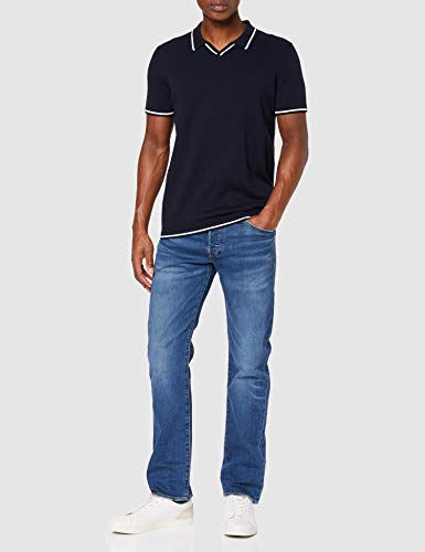 Levi's 501 Original Fit Jeans Vaqueros, Key West Sky Tnl, 34W / 32L para Hombre