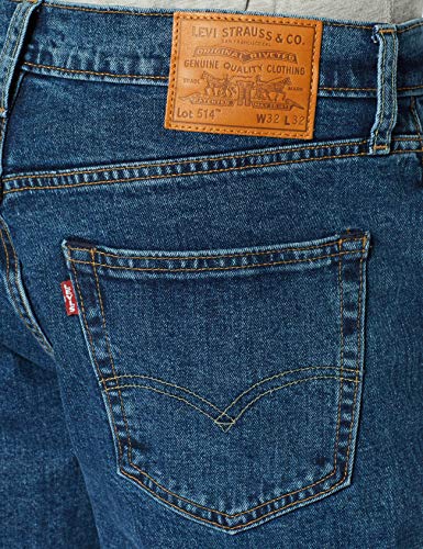 Levi's 514 Vaqueros Straight, Azul (Stonewash Stretch T2 1267), W33/L34 (Talla del Fabricante: 33 34) para Hombre