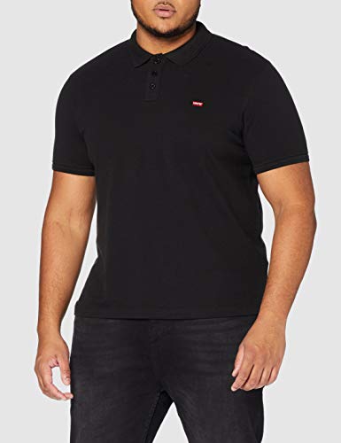 Levi's Housemark Polo, Negro (Mineral Black 0080), Medium para Hombre