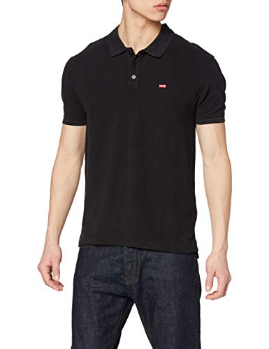 Levi's Housemark Polo, Negro (Mineral Black 0080), Medium para Hombre