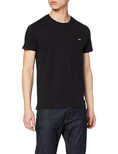 Levi's SS Original Hm tee Camiseta, Negro (Cotton + Patch Black 0009), XXX-Large para Hombre