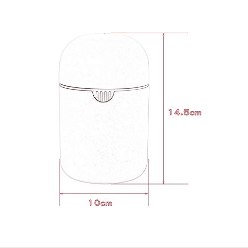 Liaiqing Multifuncional exprimidor de Zumo de Paja de Trigo inversa de Doble exprimidor Manual de limón exprimidor de la sandía portátil (Color : White)