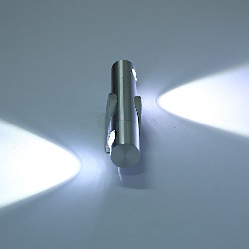 Lightess Apliques de Pared Bañadores Lámpara 6W 2 Granos LED para Iluminación del Pasillo, Escalera, Blanco Frío