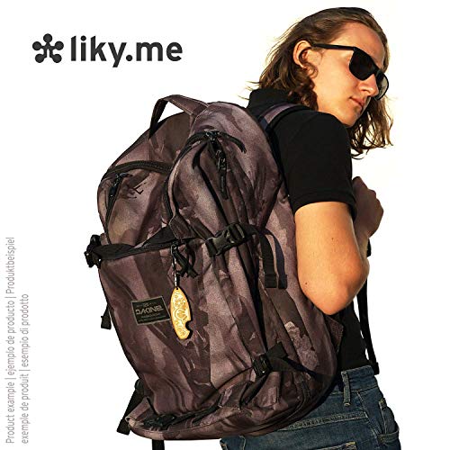 LIKY® Super Papá - Llavero Original de Madera Grabado Regalo para día del Padre cumpleaños pasatiempo joyería Colgante Bolso Mochila