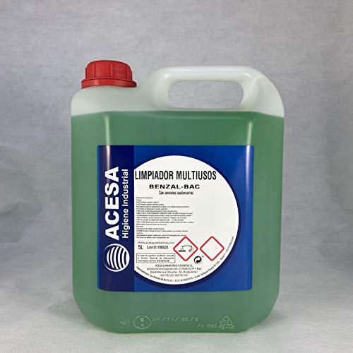 Limpiador Multiusos Antibacterias Desinfectante BAC-97 ACESA Formato Industrial 5 Litros