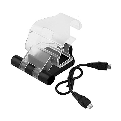 Link-e : Soporte universal teléfono inteligente / teléfono / móvil con el cable micro USB para PS4 controlador inalámbrico ( pinza, clip, Samsung, Android, HTC, Sony ...)