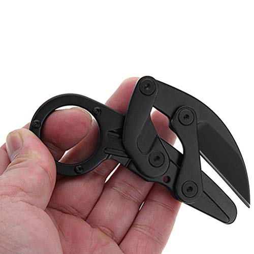 Lispeed Cuchillo plegable Cuchillo de bolsillo de alta calidad para exteriores con mecanismo especial, cuchillo de exterior | Cuchillo de una mano. El regalo perfecto para hombres