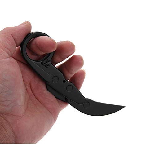 Lispeed Cuchillo plegable Cuchillo de bolsillo de alta calidad para exteriores con mecanismo especial, cuchillo de exterior | Cuchillo de una mano. El regalo perfecto para hombres