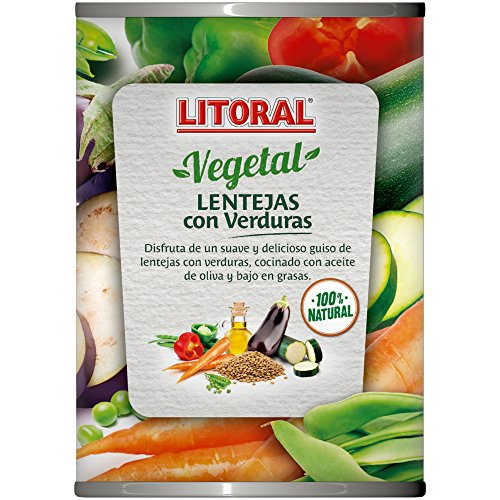 Litoral - Lentejas con Verduras - Pack de 5 x 430 g