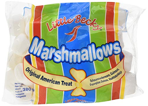 Little Becky - Caramelos auntentico marshmallow americano, 280 gr