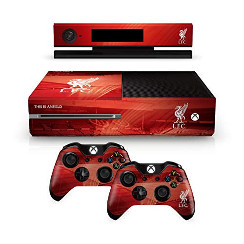 Liverpool FC Xbox 1 Una plataforma de mando y la consola de color rojo de la piel Anfield imagen Estadio escudo del club oficial de regalos