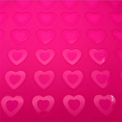 LLAAIT 42 Moldes con Forma de corazón Moldes para Hornear de Silicona de Grado alimenticio Muffin Horno Pad Bandeja para Hornear Revestimiento Fondant Cake Pastry Mat Cocina GAD, España