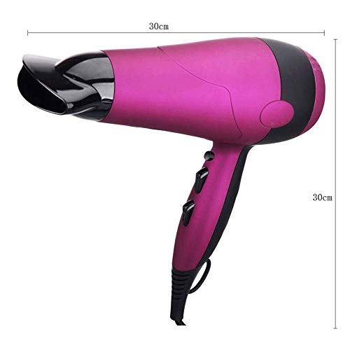 LMCLJJ Secador de pelo-2000W secador de Pelo Profesional, Negativo Ionic Blow Salón Secador de Pelo, Circuito de Peso Ligero de bajo Ruido secador de Pelo con difusor y concentrador