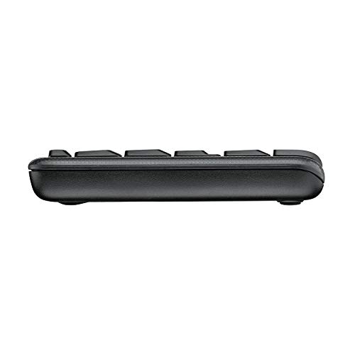 Logitech MK220 Combo Teclado y Ratón Inalámbrico para Windows, 2,4 GHz con Receptor USB Unifying, Ratón Inalámbrico, Batería de 24 Meses, PC/Portátil, Disposición QWERTY, Negro