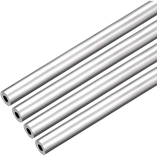 LOKIH Tubo Redondo de Aluminio Pared de 22 mm Diámetro Exterior de 0,5 mm de Espesor Longitud 500mm