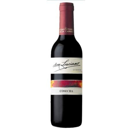 Lote de 12 Botellines Botellas Vino Don Luciano Tempranillo Cosecha 375ml - Vinos Baratos para Detalles de Bodas