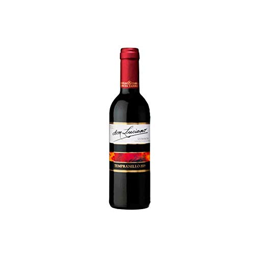 Lote de 12 Botellines Botellas Vino Don Luciano Tempranillo Cosecha 375ml - Vinos Baratos para Detalles de Bodas