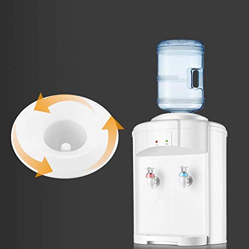 lqgpsx YQGOO Dispensador de Enfriador de Agua de encimera: Agua fría Caliente, Idea para Uso doméstico, 3-5 galones, Blanco