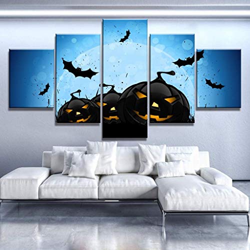 LQH Arte de la Pared Poster decoración casera Moderna 5 de Navidad Decoraciones de Halloween HD Pri (Size : 2)