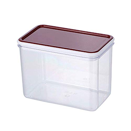 L.TSA Caja de plástico sellada, Caja de Almacenamiento Transparente, cubeta de Almacenamiento a Prueba de Insectos y Resistente al Agua.