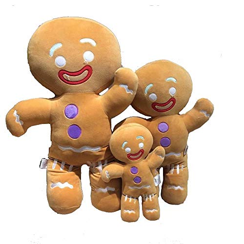 LuBHnna Pan de Jengibre de Navidad Peluches de Peluche de Dibujos Animados Muñeca Suave Linda Regalo de niños Regalo de decoración del hogar de Animales de Peluche de Vacaciones para niños.