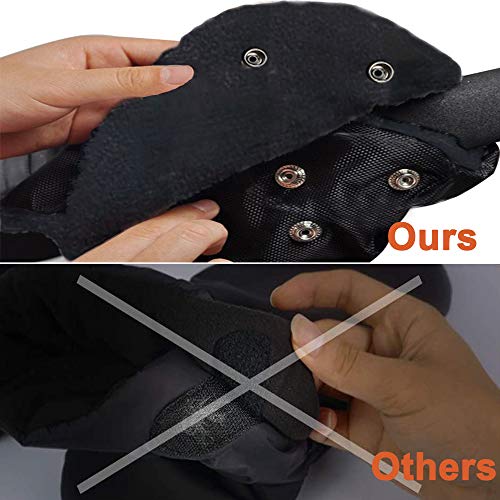 Luchild Guantes Para Carrito de Bebé Guantes de Silla de Paseo, Guantes de Forro Polar Impermeable, Invierno Protege Manos Guantes Caliente