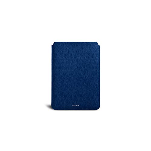 Lucrin - Funda Protectora Compatible con iPad Mini - Cielo Azul - Piel Grano