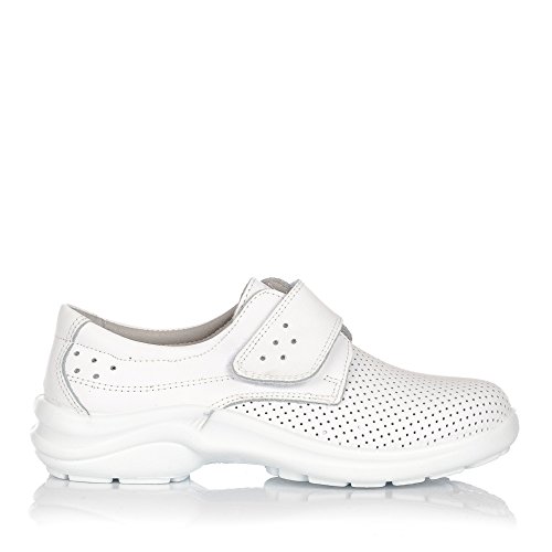 LUISETTI Berlin 0025 Zapato Sanitario Y HOSTELERIA Unisex-Adulto Blanco 42