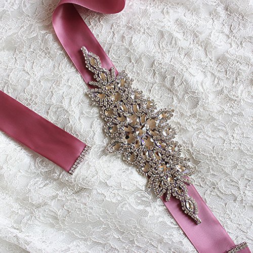 lumanuby Mujer brillantes Cinturón de cinta de raso suave Belt brillante for vestido/para vestido de noche/Boda Vestido 270 * 4.0 cm 1 x, cinturón Serie Negro
