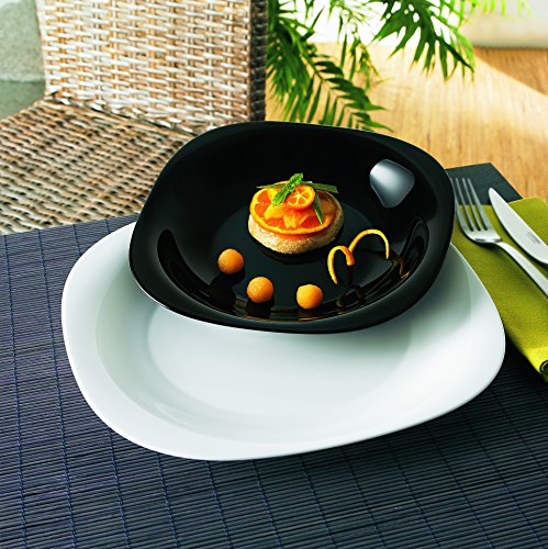 Luminarc 9203664 Carine - Plato Postre, Negro, 19 cm, 1 Unidad