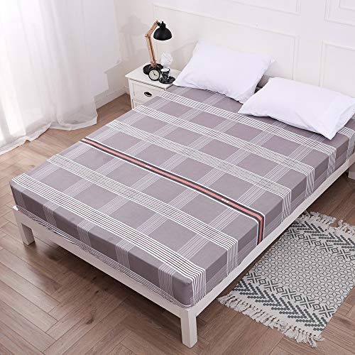 LUOYLYM Suave Funda De Colchón Impermeable Funda De Colchón Antiácaros Funda De Cama Funda De Cama Impermeable Sábana A Prueba De Chinches Colchón Topper F2 90X200+25cm