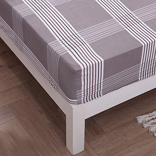 LUOYLYM Suave Funda De Colchón Impermeable Funda De Colchón Antiácaros Funda De Cama Funda De Cama Impermeable Sábana A Prueba De Chinches Colchón Topper F2 90X200+25cm