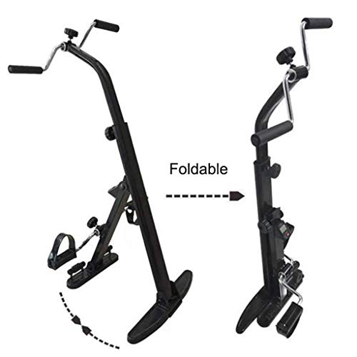 LXDDP Bicicleta Ejercicio Ejercitador Brazos y piernas - Ejercicio Brazos y piernas Máquina Venta Ambulante - Ejercitador Pedal portátil - Equipo Entrenamiento para Personas Mayores y Ancianos