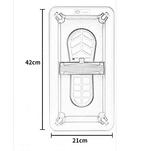 LXLTL Dispensador De Cubierta De Zapatos Automático, con 200 Cubrezapatos Desechables Patucos, para El Taller Hospital Zapatos Cover Dispensador,Azul