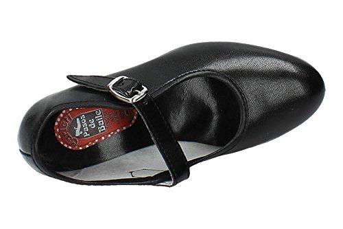 MADE IN SPAIN 15 Zapato DE SEVILLANAS NIÑA Zapatos TACÓN Negro 26