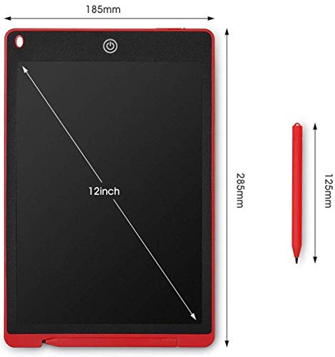 Mafiti 8,5 Pulgadas Tableta Gráfica, Tablets de Escritura LCD, Portátil Tableta de Dibujo Adecuada para el hogar, Escuela, Oficina (Red)