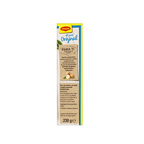 Maggi - Puré De Patatas con Leche - Pack de 4 x 230 g