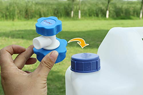 MAIDEHAO Cubo de Agua de Pesca portátil Tanque de Aire Libre excursiones portátil vagón Cisterna Cubo de plástico Cubos de Agua Mineral Pura Potable de Calidad alimentaria de los hogares (Size : 10L)