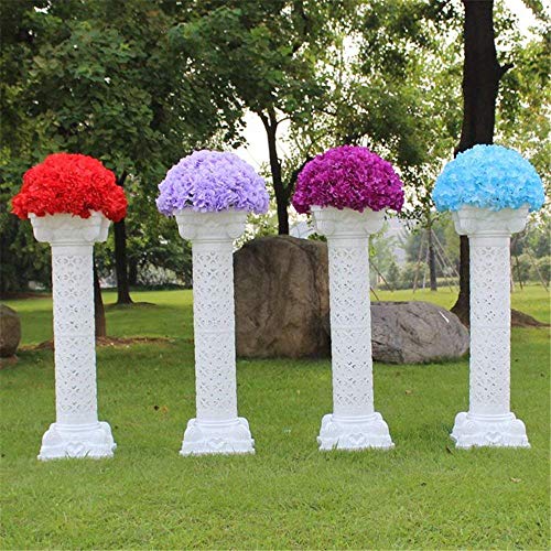 Malayas 2PCS 102CM Columna Romana para Boda Soporte de Flores para Exhibición Columna Decorativa de Plástico para Boda Fiestas Celebraciones Ceremonias Eventos