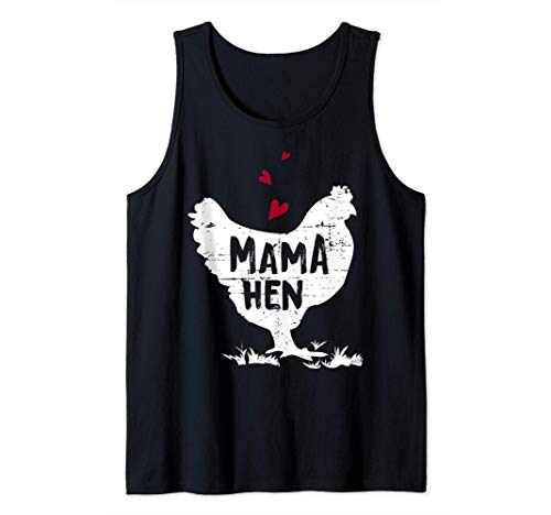 Mamá Gallina Pollo Divertido Granjero Día de la Madre Amante Camiseta sin Mangas