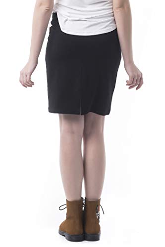 Mamatayoe Fondant Falda, Negro (Black U), Large (Tamaño del Fabricante:L) para Mujer