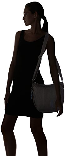 Mandarina Duck Md20 Minuteria/Dress Blue, Bolso bandolera para Mujer, Negro (Black), 10x21x28.5 cm (B x H x T)