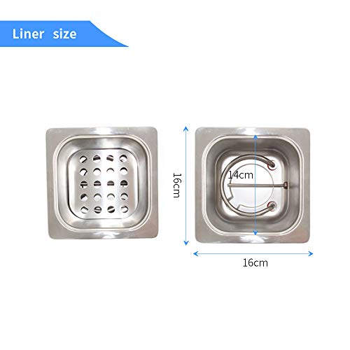 MaquiGra Baño de Agua Termostático Digital para Laboratorio con Pantalla Digital Eléctrica Temperatura Constante Acero Inoxidable (1 Agujero)